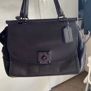 Coach Leather and Suede Handbag